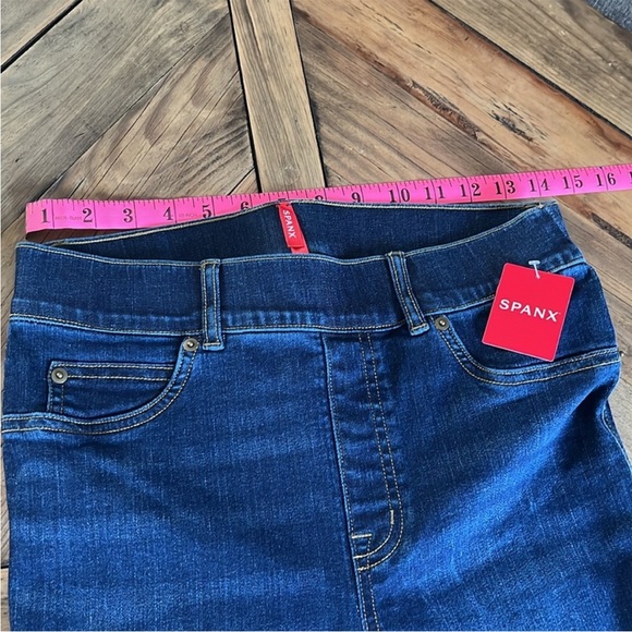 SPANX Blue Flare & Wide Leg Jeans - Picture 13 of 16
